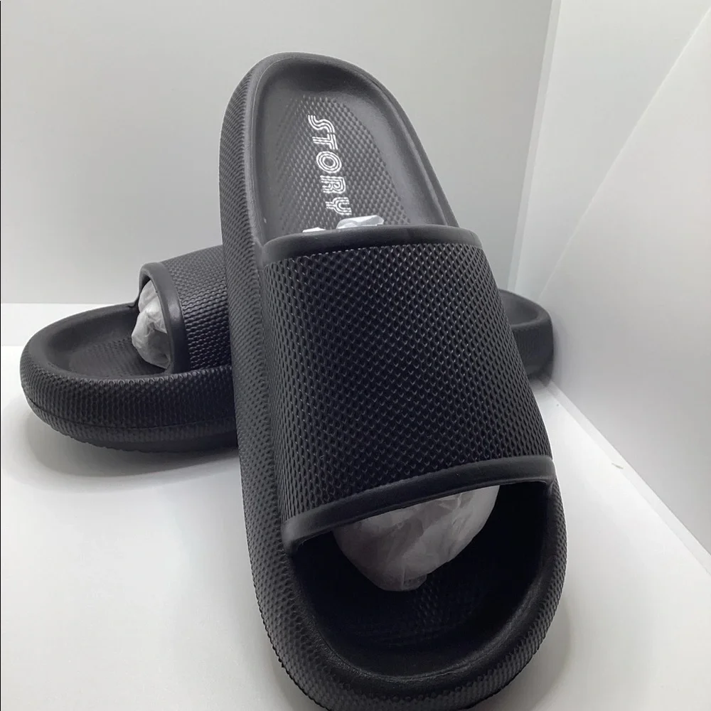 Cloud non slip slides Black - Picture 1 of 1